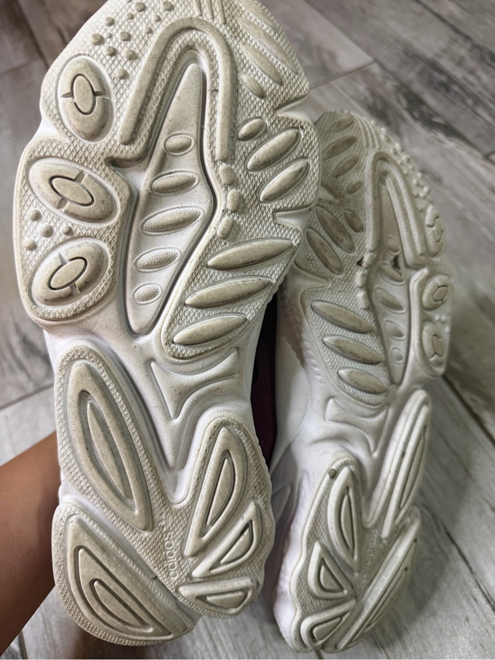 adidas Burgundy/White Athletic Sneakers - Picture 4 of 4